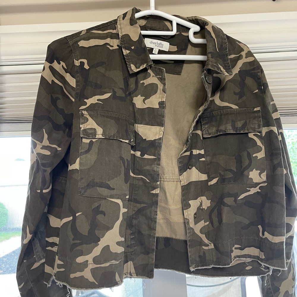 Charlotte russe camo jacket
